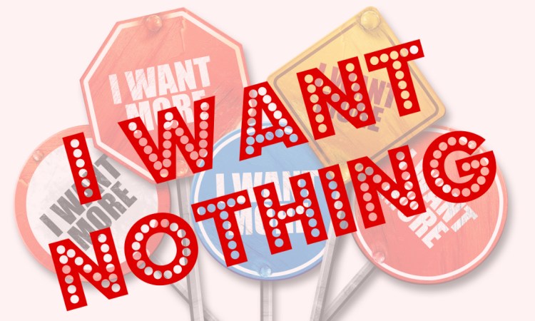 i want more, 3D rendering, rough street sign collection